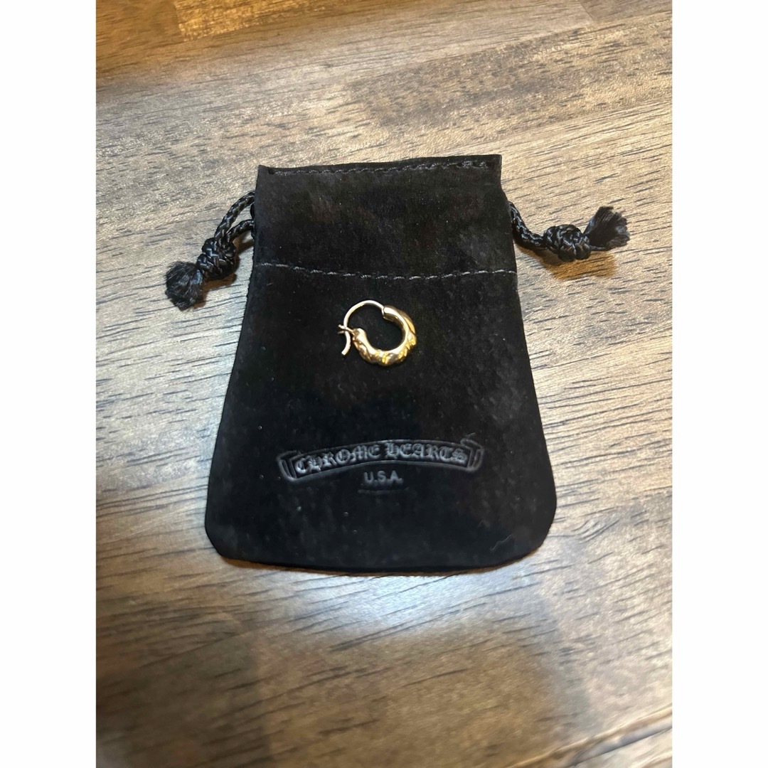 クロムハーツ 22k タイニースクロールフープピアス Chrome Hearts クロムハーツ 22k タイニースクロールフープピアス Chrome Hearts