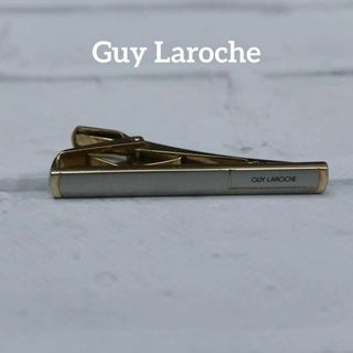 ギラロッシュ(Guy Laroche)の【匿名配送】ギラロッシュ タイピン シルバー ロゴ シンプル 2(ネクタイピン)