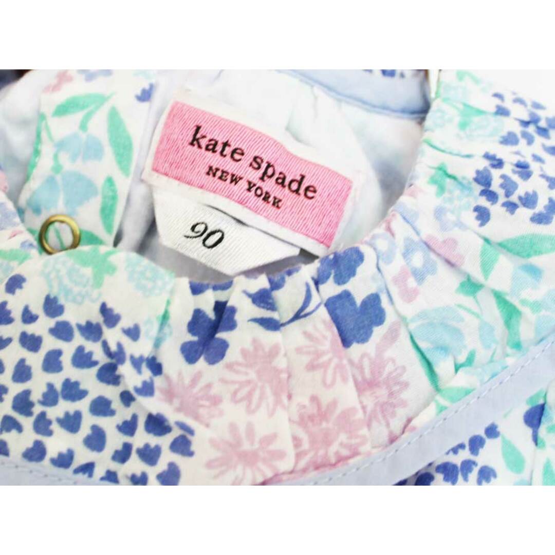 kate spade new york(ケイトスペードニューヨーク)の【夏物 新入荷!】[ケイトスペードニューヨーク/kate spade new york kids]90cm 半袖ワンピース 紫×グリーン系【中古】子供服 キッズ kids ベビー服 baby 女の子 夏 onepi 914042 キッズ/ベビー/マタニティのベビー服(~85cm)(ワンピース)の商品写真