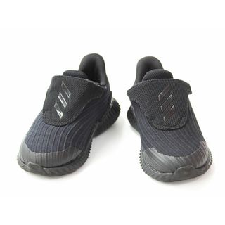 アディダス(adidas)の【新入荷!】▲アディダス/adidas▲13cm スニーカー/スポーツシューズ/運動靴 黒 フォルタラン【中古】子供 キッズ kids ベビー baby 男の子 女の子 春夏秋冬 shoes 024042(スニーカー)