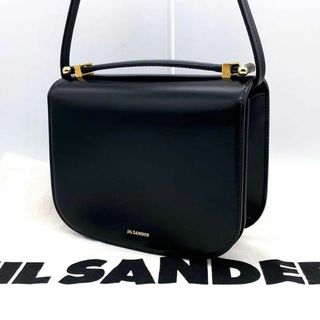 ジルサンダー(Jil Sander)の【超極美品】JIL SANDER ジルサンダー　TAOS ショルダーバッグ  黒(ショルダーバッグ)