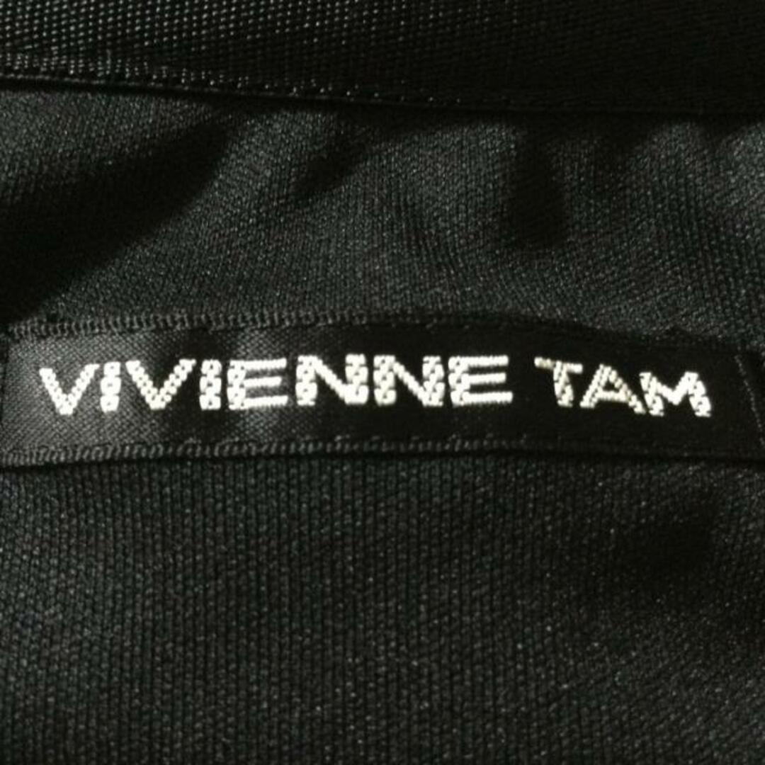 VIVIENNE TAM(ヴィヴィアンタム)のVIVIENNE TAM(ヴィヴィアンタム) スカート サイズ0 XS レディース - 黒 ひざ丈/フリル レディースのスカート(その他)の商品写真