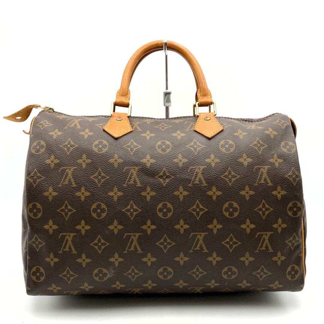 LOUIS VUITTON - 【ベタ無し】LOUIS VUITTON ルイ・ヴィトン M41107 スピーディ35 ボストンバッグ ハンドバッグ ミニボストン ブラウン モノグラムキャンバス レディース 【中古】