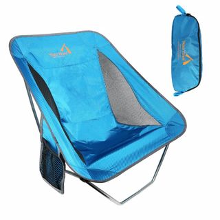 【色:ブルー】YozaYowe 超軽量折りたたみキャンプ椅子-790gコンパクト(テーブル/チェア)