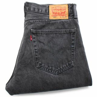 リーバイス(Levi's)のLevi'sリーバイス 505 ペンキ飛び ブラック デニムパンツ w36 L32★SDP2577 ジーンズ ストレート サークルR(デニム/ジーンズ)