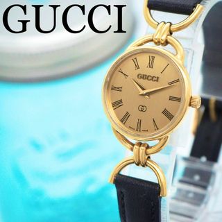 グッチ(Gucci)の1 【美品】GUCCI グッチ時計　レディース腕時計　新品ベルト　アンティーク(腕時計)