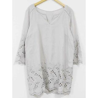 ケティ(ketty)の【夏物 新入荷】☆ketty/ケティ☆ワンピース/ワンピース/プルオーバー/Vカット/長袖 グレージュ レディース【中古】春夏 onepi 324042(その他)