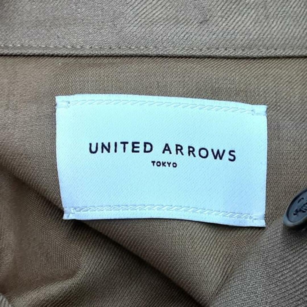 UNITED ARROWS(ユナイテッドアローズ)のUNITED ARROWS(ユナイテッドアローズ) ワンピース サイズ36 S レディース美品  - ブラウン クルーネック/長袖/ロング レディースのワンピース(その他)の商品写真