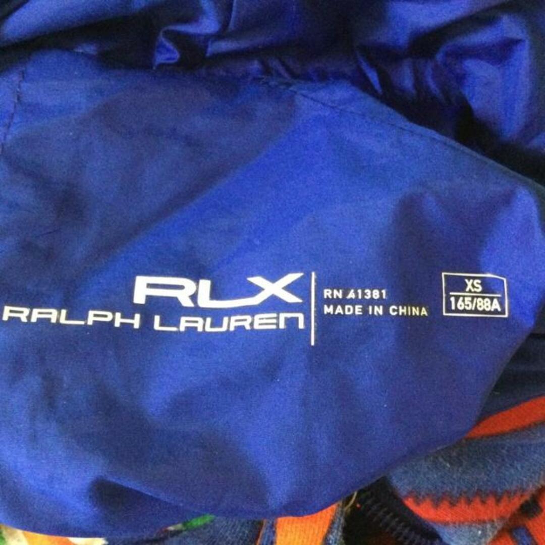 RLX(RalphLauren)(ラルフローレン) ブルゾン サイズXS メンズ - ブルー×レッド×マルチ 長袖/春/秋 メンズのジャケット/アウター(ブルゾン)の商品写真