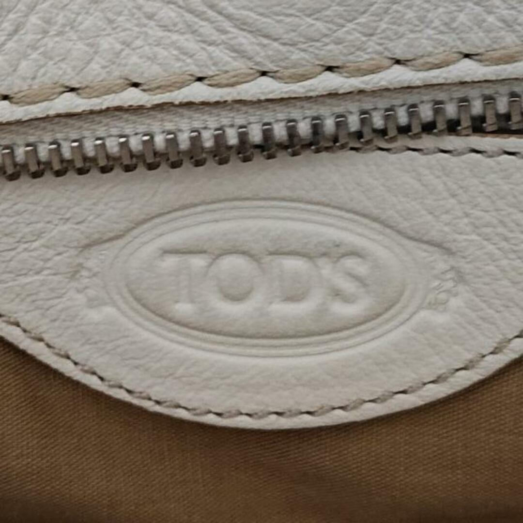 TOD'S(トッズ)のTOD'S(トッズ) ハンドバッグ - アイボリー レザー レディースのバッグ(ハンドバッグ)の商品写真