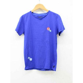 エンポリオアルマーニ(Emporio Armani)の【夏物 新入荷】■EMPORIO ARMANI/エンポリオアルマーニ■プリントTシャツ/半袖 ブルー/青 レディース 14A166cm(キッズ)【中古】夏 914042(Tシャツ(半袖/袖なし))