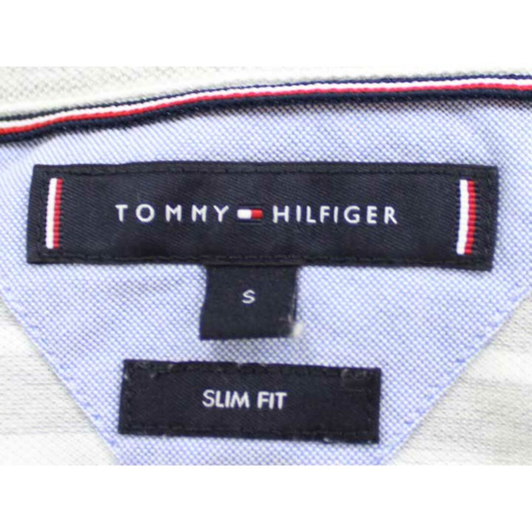 TOMMY HILFIGER(トミーヒルフィガー)の【夏物 新入荷】■TOMMY HILFIGER/トミーヒルフィガー■半袖ボーダーシャツ/半袖 グレー×ホワイト/灰色×白 レディース S【中古】夏 024042 レディースのトップス(Tシャツ(半袖/袖なし))の商品写真