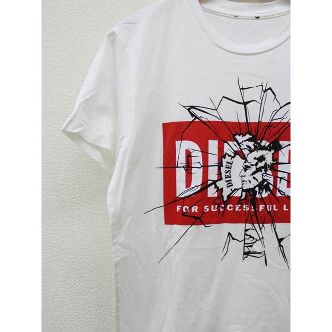 DIESEL(ディーゼル)の【夏物 新入荷】■DIESEL/ディーゼル■ロゴプリントTシャツ/半袖 ホワイト/白 レディース 14(キッズ)【中古】夏 914042 レディースのトップス(Tシャツ(半袖/袖なし))の商品写真