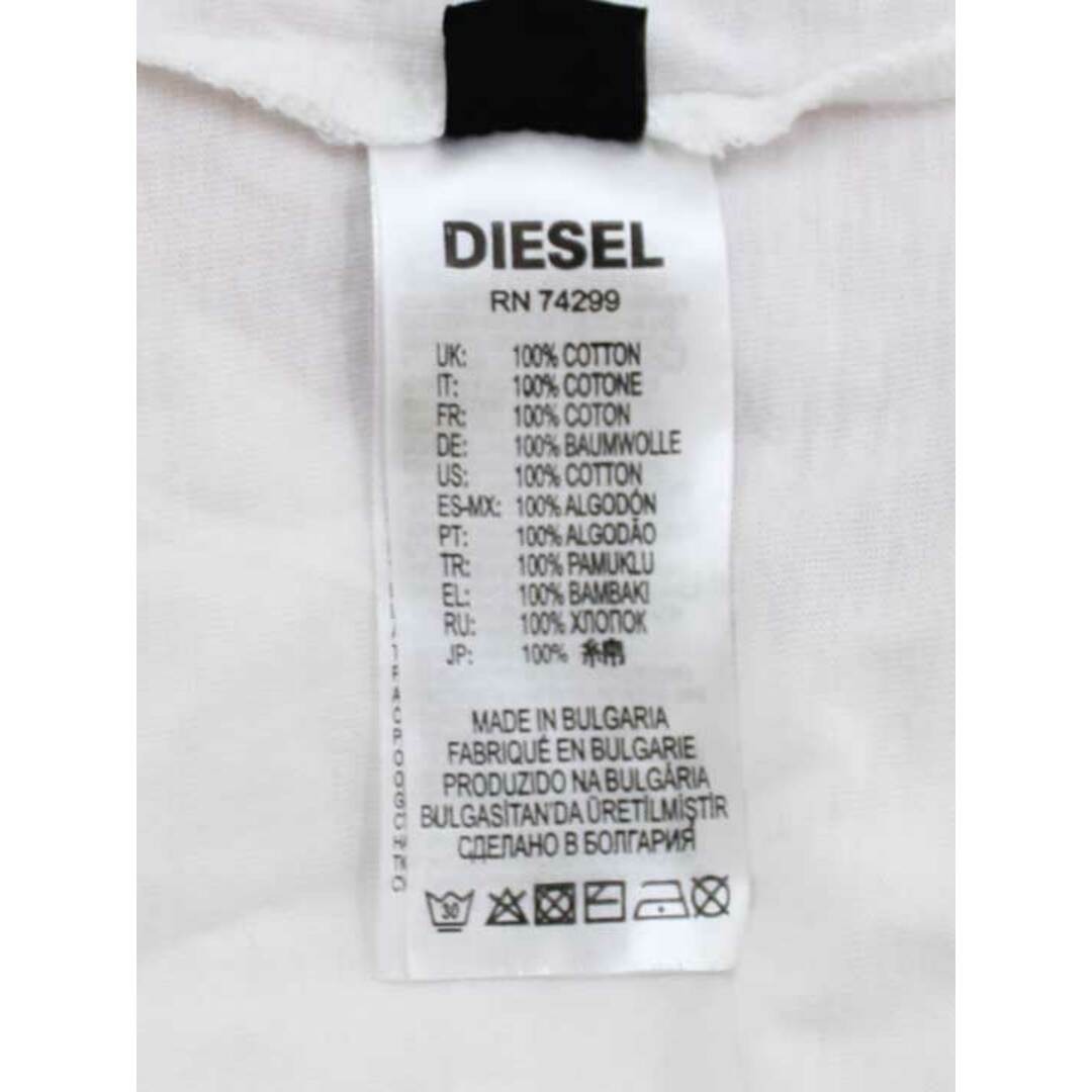 DIESEL(ディーゼル)の【夏物 新入荷】■DIESEL/ディーゼル■ロゴプリントTシャツ/半袖 ホワイト/白 レディース 14(キッズ)【中古】夏 914042 レディースのトップス(Tシャツ(半袖/袖なし))の商品写真