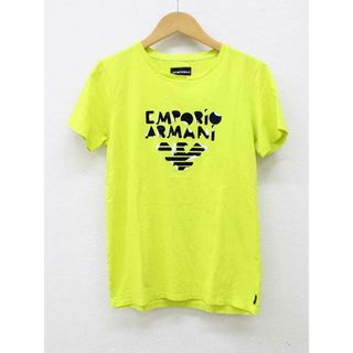 エンポリオアルマーニ(Emporio Armani)の【夏物 新入荷】■EMPORIO ARMANI/エンポリオアルマーニ■プリントTシャツ/半袖 イエロー/黄色 レディース 14A166cm（キッズ）【中古】夏 914042(Tシャツ(半袖/袖なし))