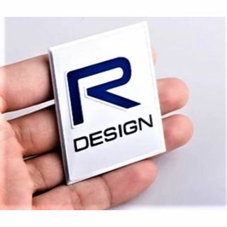 VOLVO　ボルボ　 ■R-DESIGN■　金属製エンブレム　　　（＃059）(車外アクセサリ)