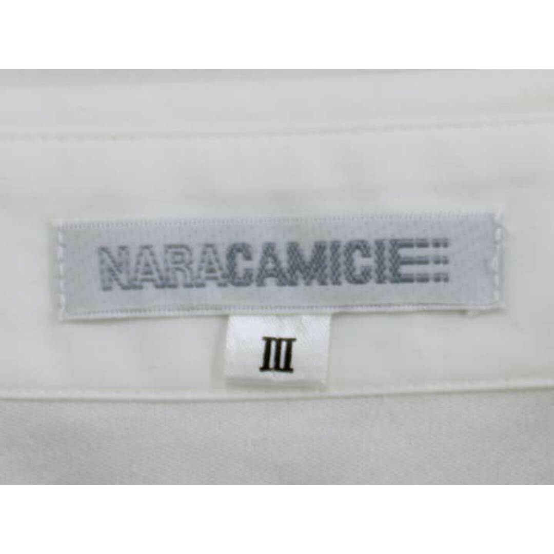 NARACAMICIE(ナラカミーチェ)の【夏物 新入荷】■NARACAMICIE/ナラカミーチェ■カットソーフリルシャツ/半袖 ホワイト/白 レディース III【中古】夏 024042 レディースのトップス(シャツ/ブラウス(半袖/袖なし))の商品写真