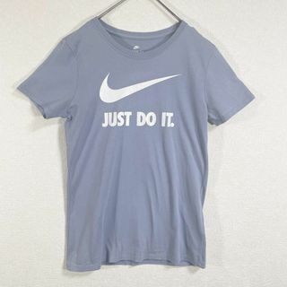 ナイキ(NIKE)のNIKE  JUSTDOIT Tシャツ Lサイズ ブルー　♩(Tシャツ(半袖/袖なし))