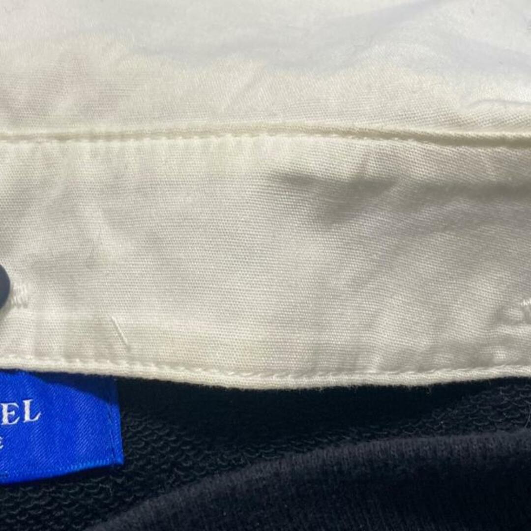 BLUE LABEL CRESTBRIDGE(ブルーレーベルクレストブリッジ)のBLUE LABEL CRESTBRIDGE(ブルーレーベルクレストブリッジ) トレーナー サイズ38 M レディース - ダークネイビー 長袖/衿取り外し可 レディースのトップス(トレーナー/スウェット)の商品写真