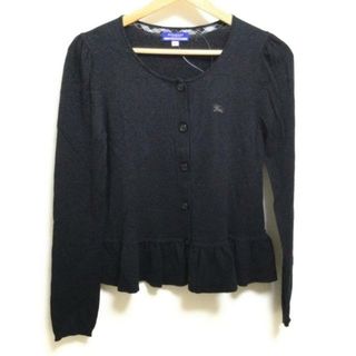 BURBERRY BLUE LABEL - Burberry Blue Label(バーバリーブルーレーベル) カーディガン サイズ38 M レディース - 黒 長袖