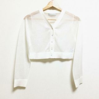 CELFORD - CELFORD(セルフォード) ボレロ サイズF レディース美品  - 白 長袖/シースルー