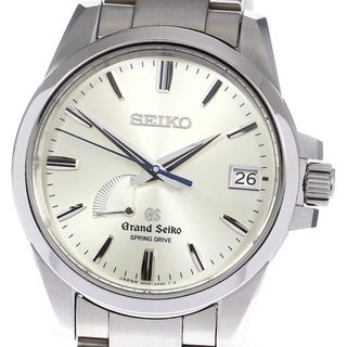 セイコー(SEIKO)のセイコー SEIKO SBGA279/9R65-0BG0 グランドセイコー パワーリザーブ デイト スプリングドライブ メンズ 良品 _811253(腕時計(アナログ))