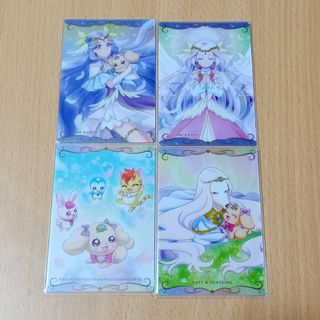 プリキュア ウエハースカード キュアアース他（開封済）(キャラクターグッズ)