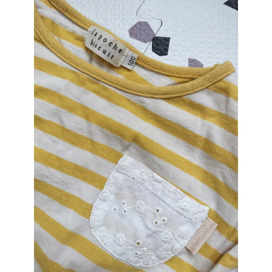 トップス100 キッズ/ベビー/マタニティのキッズ服女の子用(90cm~)(Tシャツ/カットソー)の商品写真