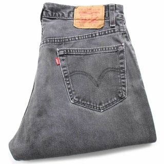 リーバイス(Levi's)の00s USA製 Levi'sリーバイス 505 ブラック デニムパンツ フェード w36★SDP2566 オールド ジーンズ ストレート ダメージ(デニム/ジーンズ)