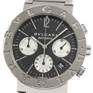 ブルガリ BVLGARI BB38SSCH ブルガリブルガリ クロノグラフ 自動巻き メンズ _800052