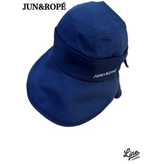 JUN&ROPE’ - 試着のみ美品！JUN&ROPÉ ジュンアンドロペ　サンバイザー　キャップ　日除け