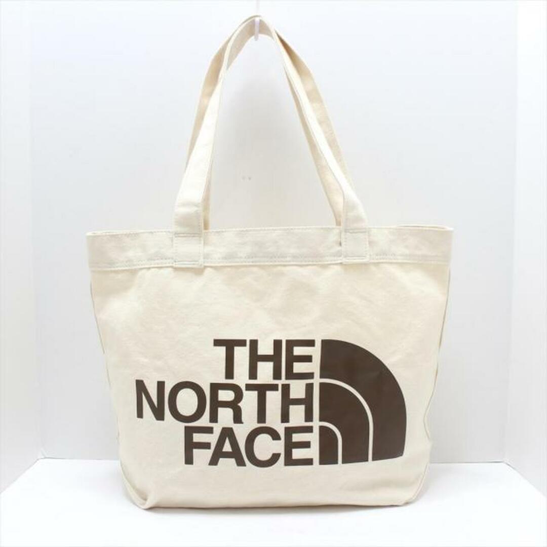 THE NORTH FACE(ザノースフェイス)のTHE NORTH FACE(ノースフェイス) トートバッグ - アイボリー×ダークブラウン コットン レディースのバッグ(トートバッグ)の商品写真
