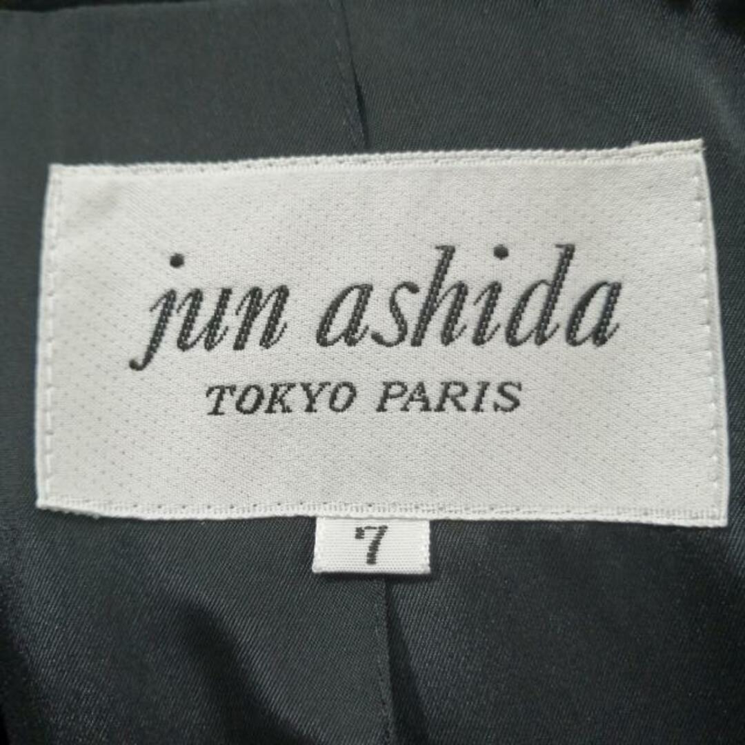 jun ashida(ジュンアシダ)のJUN ASHIDA(ジュンアシダ) ジャケット サイズ7 S レディース - 黒 長袖/ノッチドラペル/肩パッド/春/秋 レディースのジャケット/アウター(その他)の商品写真