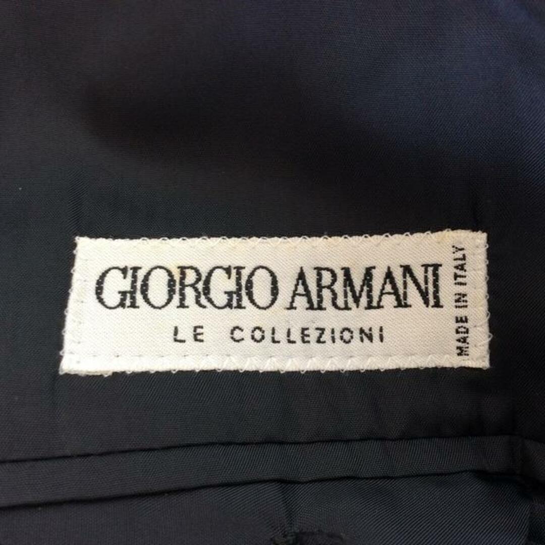 Giorgio Armani(ジョルジオアルマーニ)のGIORGIOARMANI(ジョルジオアルマーニ) ダブルスーツ メンズ - ダークグレー×グレー ピークドラペル/ピンストライプ メンズのスーツ(セットアップ)の商品写真