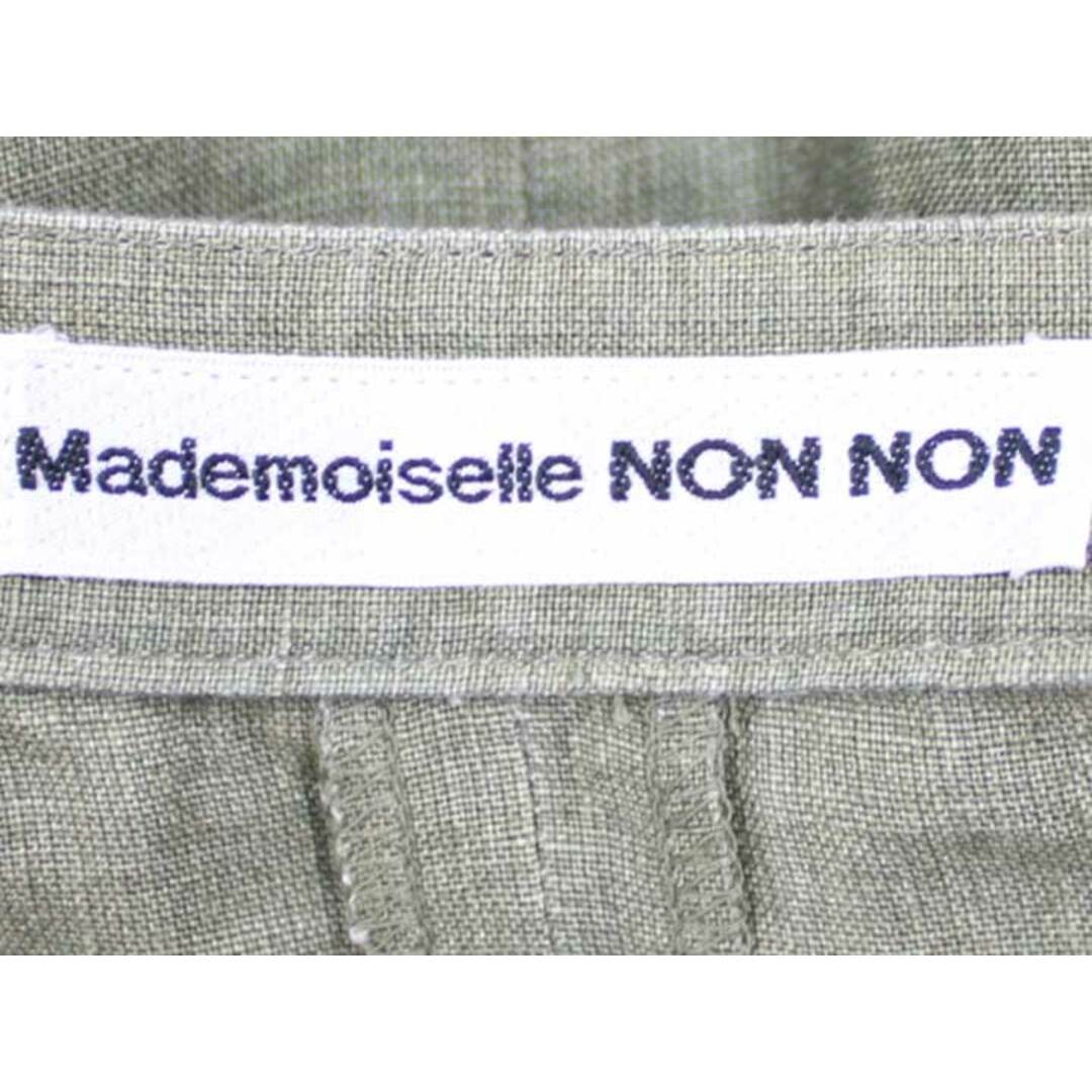 【春物 新入荷】■Mademoiselle NON NON //マドモアゼルノンノン■リネンスカート/ロング丈 グリーン/緑 レディース S【中古】春夏 224042 レディースのスカート(その他)の商品写真