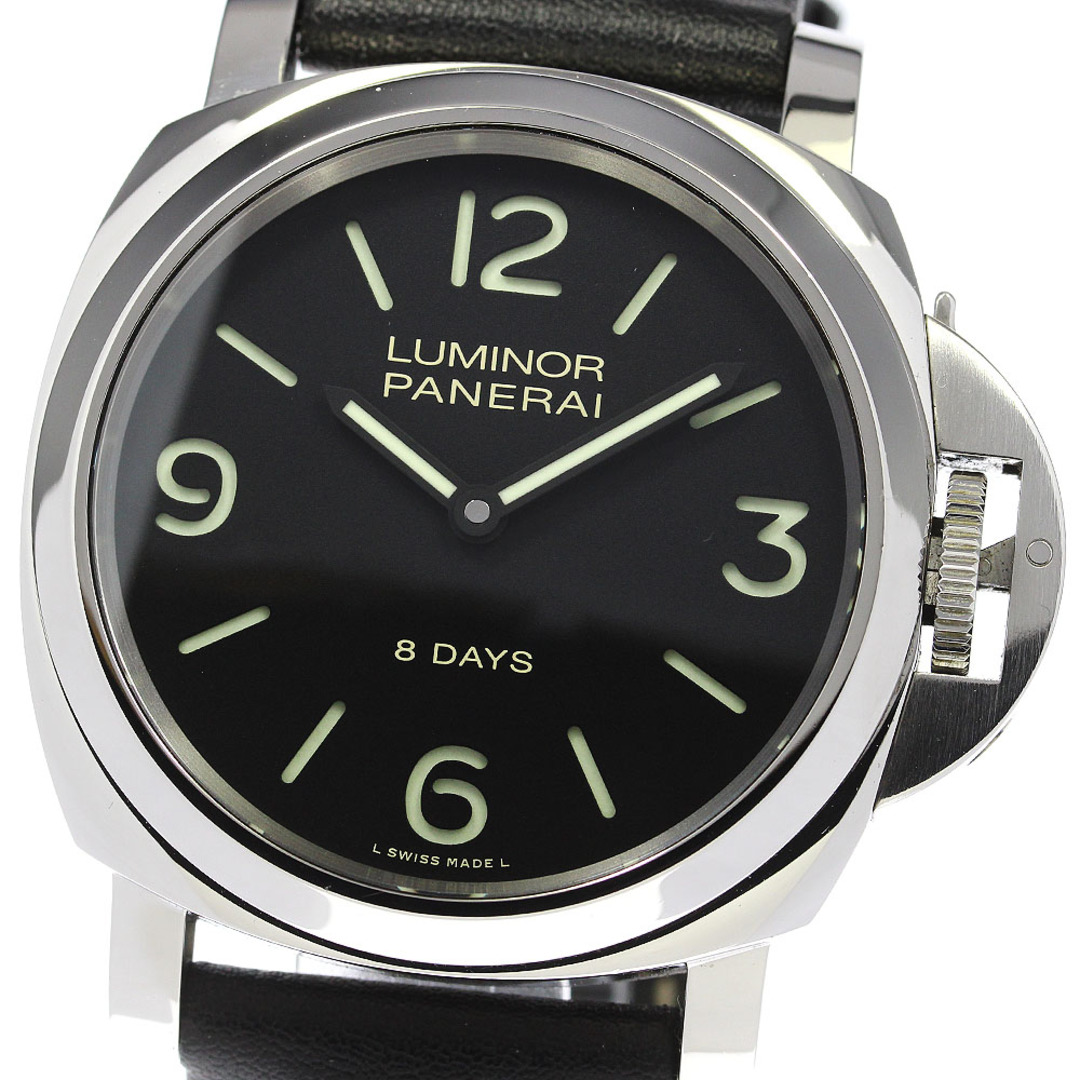 PANERAI(パネライ)のパネライ PANERAI PAM00560 ルミノールベース 8DAYS アッチャイオ 手巻き メンズ 良品 _812277 メンズの時計(腕時計(アナログ))の商品写真