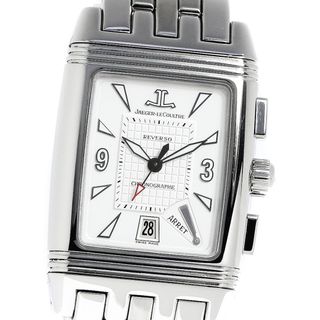 ジャガールクルト(Jaeger-LeCoultre)のジャガー・ルクルト JAEGER-LECOULTRE 295.8.59 レベルソ クロノグラフ 手巻き メンズ 良品 _812376(腕時計(アナログ))