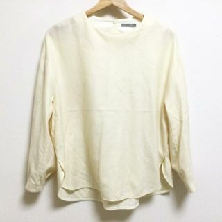 セオリーリュクス(Theory luxe)のtheory luxe(セオリーリュクス) 長袖カットソー サイズ38 M レディース - アイボリー クルーネック(カットソー(長袖/七分))