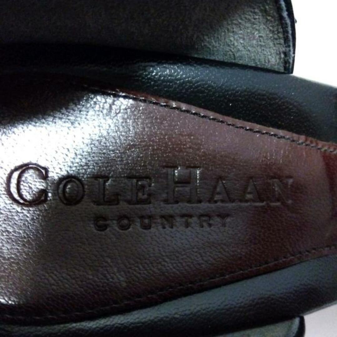 Cole Haan(コールハーン)のCOLE HAAN(コールハーン) パンプス 7 1/2B レディース美品  - 黒×ボルドー レザー レディースの靴/シューズ(ハイヒール/パンプス)の商品写真