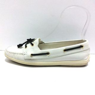 トッズ(TOD'S)のTOD'S(トッズ) スニーカー 38 1/2 レディース - ライトグレー×ブルーグリーン レザー(スニーカー)