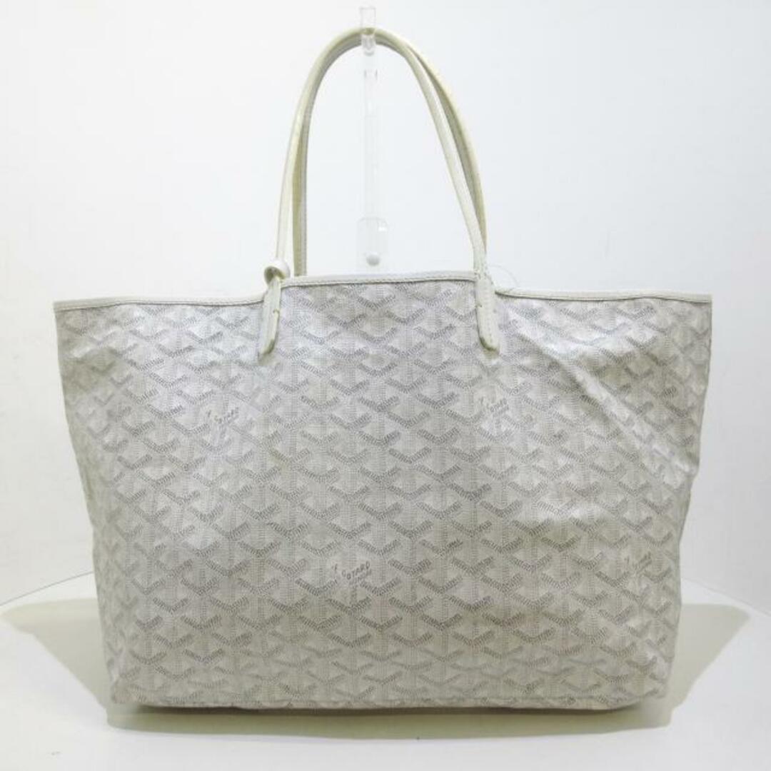 GOYARD(ゴヤール)のGOYARD(ゴヤール) トートバッグ サンルイPM 白 コーティングキャンバス×レザー レディースのバッグ(トートバッグ)の商品写真