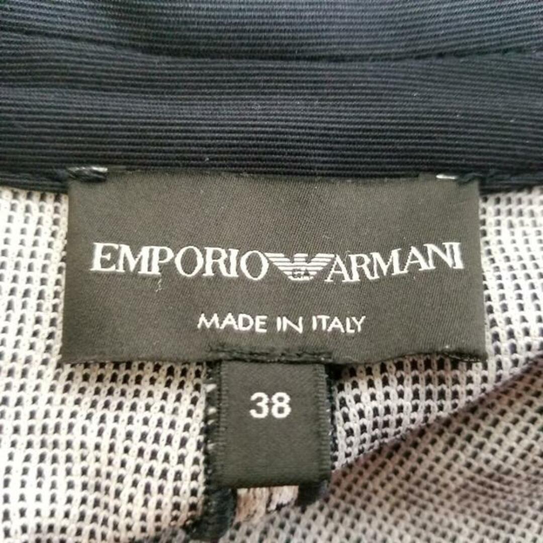 Emporio Armani(エンポリオアルマーニ)のEMPORIOARMANI(エンポリオアルマーニ) ジャケット サイズ38 S レディース - ベージュ×アイボリー×黒 長袖/千鳥格子柄/春/秋 レディースのジャケット/アウター(その他)の商品写真