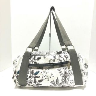 レスポートサック(LeSportsac)のLESPORTSAC(レスポートサック) ショルダーバッグ - 白×グレー×ライトグレー レスポナイロン(ショルダーバッグ)