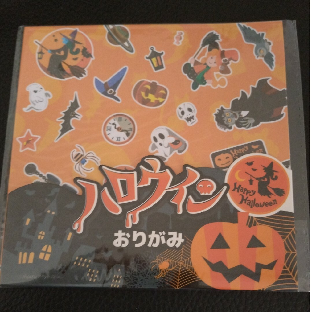 Disney(ディズニー)のハロウィン　折り紙　ふせんメモ インテリア/住まい/日用品の文房具(ノート/メモ帳/ふせん)の商品写真