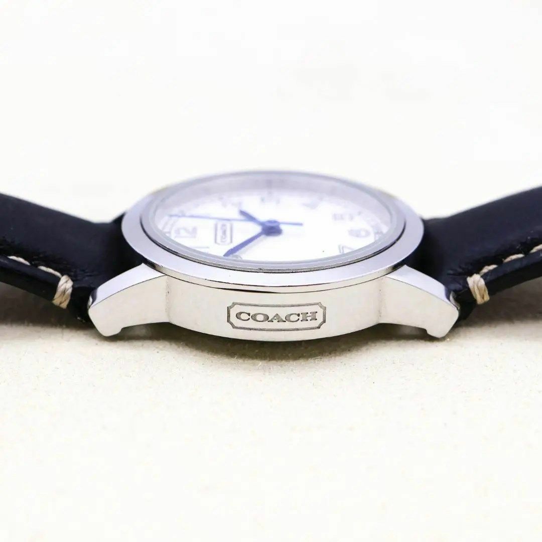 COACH(コーチ)の◆稼働  COACH 腕時計 レザーベルト レディース 新品電池 y レディースのファッション小物(腕時計)の商品写真