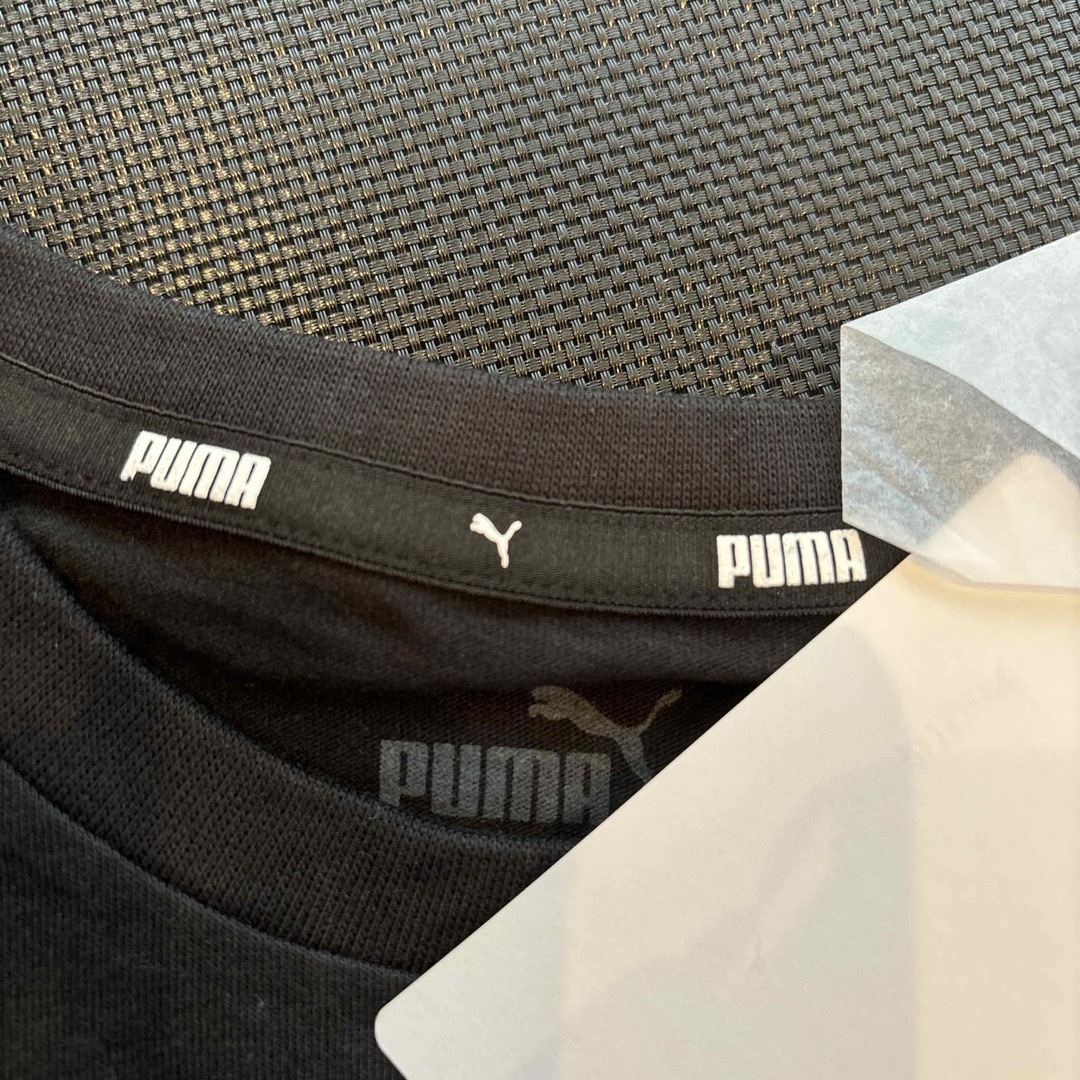 PUMA(プーマ)の130 PUMA 黒　グレー　半袖Tシャツ２枚 キッズ/ベビー/マタニティのキッズ服男の子用(90cm~)(Tシャツ/カットソー)の商品写真