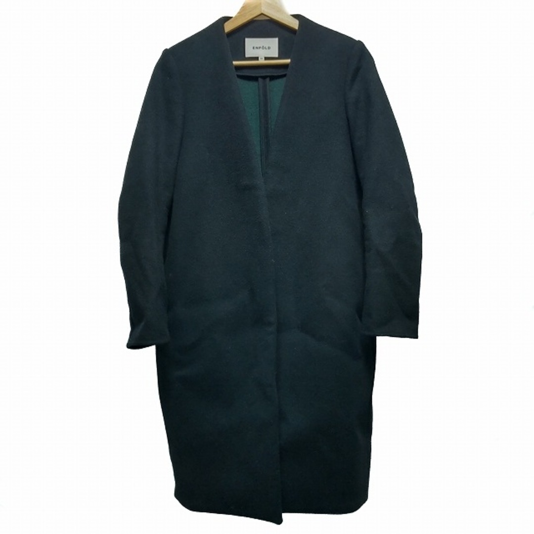 ENFOLD(エンフォルド)のENFOLD(エンフォルド) コート サイズ36 S レディース美品  - 黒 長袖/冬 レディースのジャケット/アウター(その他)の商品写真