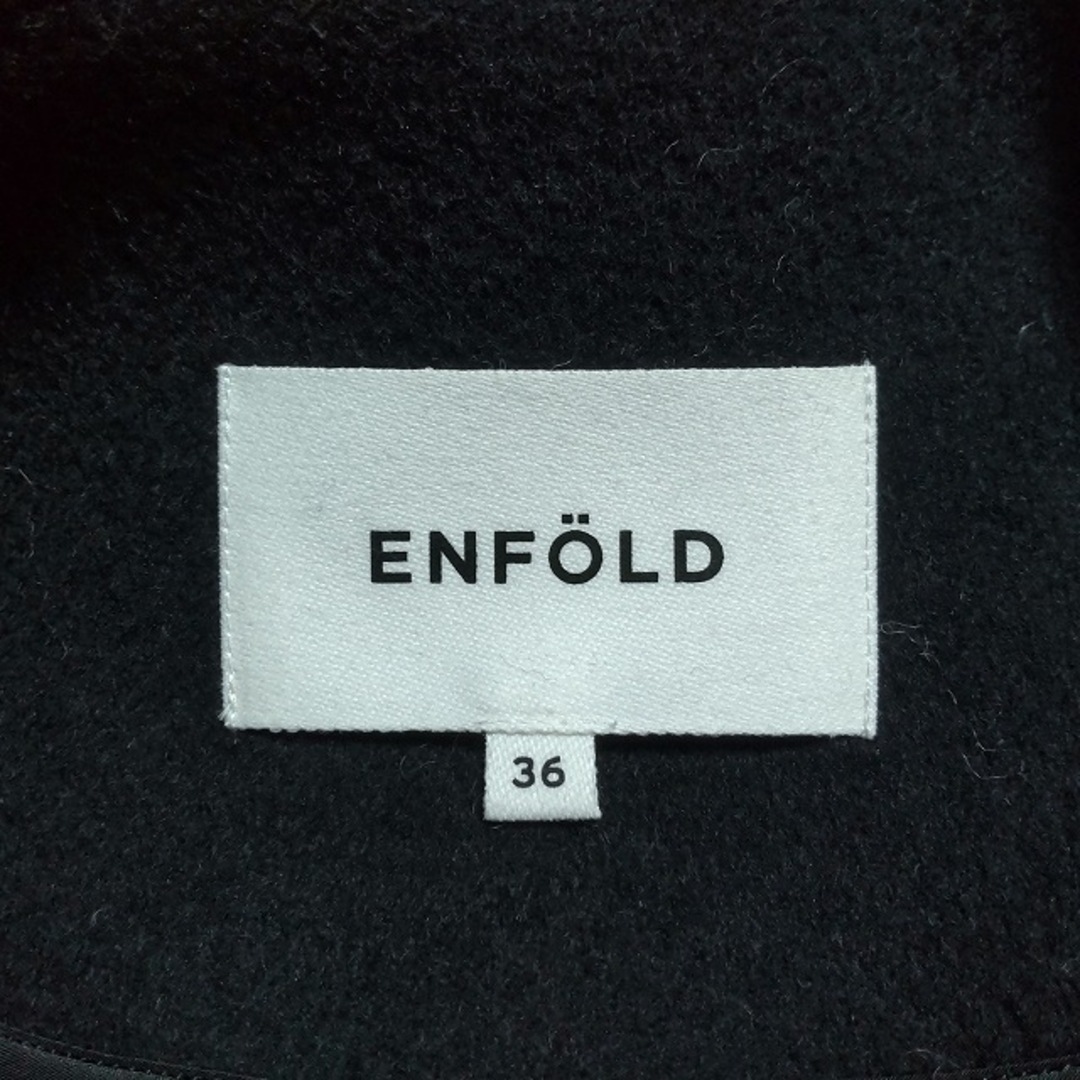 ENFOLD(エンフォルド)のENFOLD(エンフォルド) コート サイズ36 S レディース美品  - 黒 長袖/冬 レディースのジャケット/アウター(その他)の商品写真