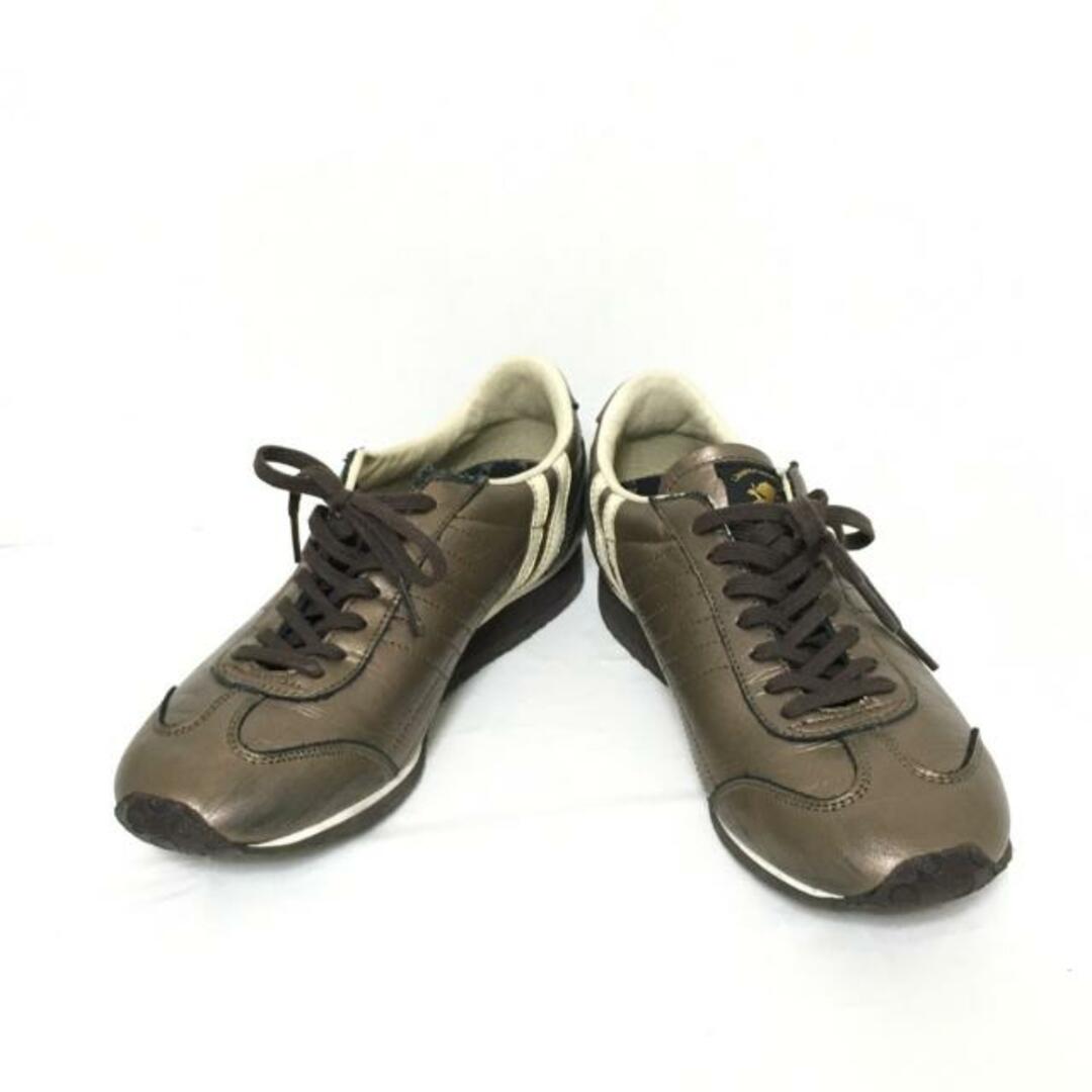 PATRICK(パトリック) スニーカー 39 レディース - ブロンズ×アイボリー インソール取外し可 レザー PATRICK(パトリック) スニーカー 39 レディース - ブロンズ×アイボリー インソール取外し可 レザー