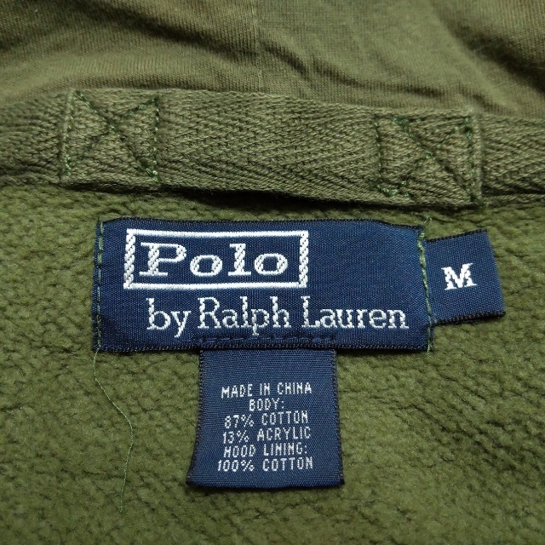 POLO RALPH LAUREN(ポロラルフローレン)のPOLObyRalphLauren(ポロラルフローレン) パーカー サイズM レディース美品  - カーキ×ブラウン×黒 長袖/迷彩柄 レディースのトップス(パーカー)の商品写真